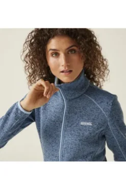 REGATTA Strickfleece-Jacke Newhill Hellblau