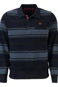 SAILING COMP Sweat-Shirt blau gestreift