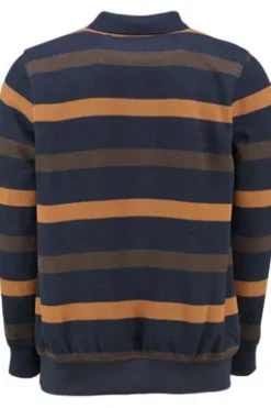 SAILING COMP Sweat-Shirt camel gestreift