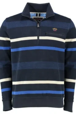 SAILING COMP Sweat-Shirt navy gestreift