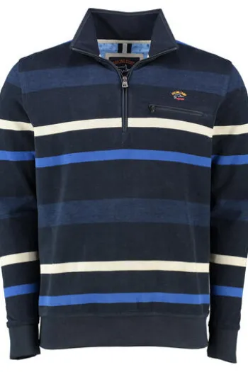 SAILING COMP Sweat-Shirt navy gestreift