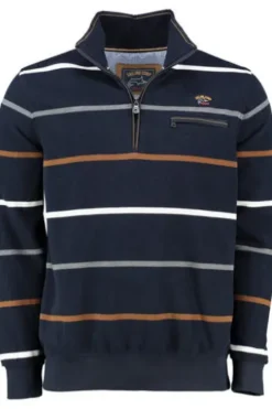SAILING COMP Sweat-Shirt navy gestreift