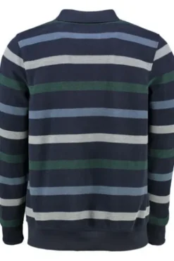 SAILING COMP Sweat-Shirt navy gestreift