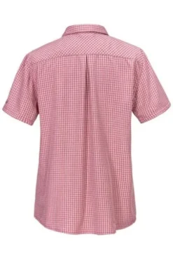 SCHOEFFEL Bluse Dalfoss fuchsia kariert