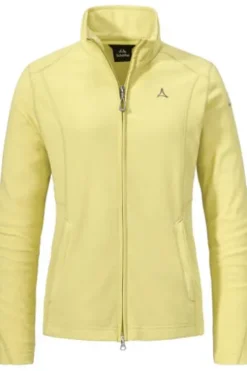 SCHOEFFEL Fleece-Jacke Leona gelb