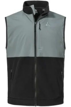 SCHOEFFEL Fleece Weste Ash black Regular Fit