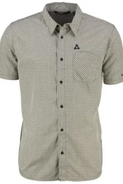 SCHOEFFEL Hemd Circ Dalfoss black kariert Regular Fit