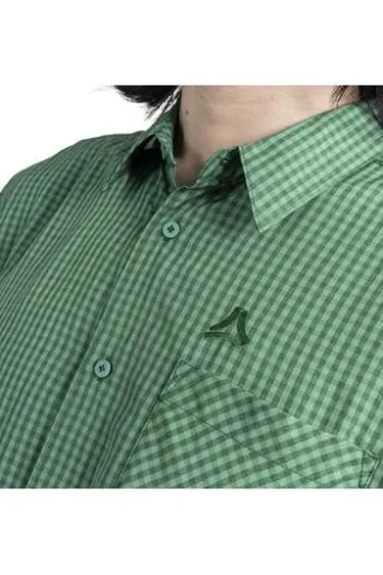 SCHOEFFEL Hemd Circ Dalfoss fir green kariert Regular Fit