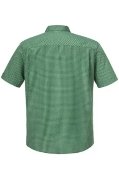 SCHOEFFEL Hemd Circ Dalfoss fir green kariert Regular Fit