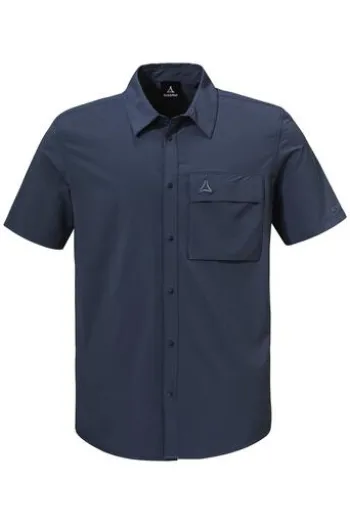 SCHOEFFEL Hemd Dooser navy blazer Regular Fit