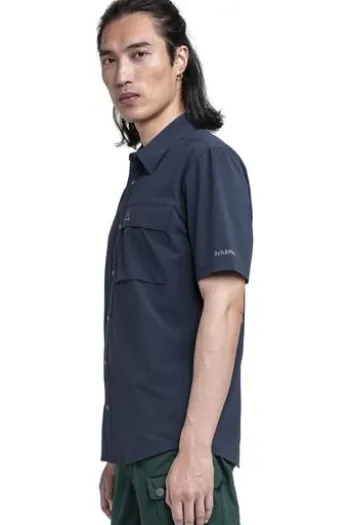 SCHOEFFEL Hemd Dooser navy blazer Regular Fit