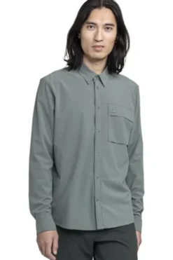 SCHOEFFEL Hemd Dunajec steel grey Regular Fit