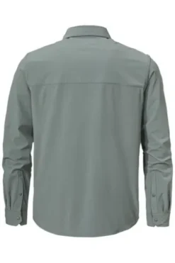 SCHOEFFEL Hemd Dunajec steel grey Regular Fit