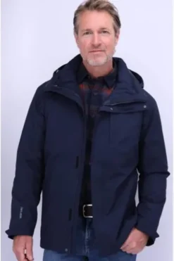 SCHOEFFEL 3 in 1 Jacke Tamina marine winddicht, wasserdicht, atmungsaktiv, Stretch