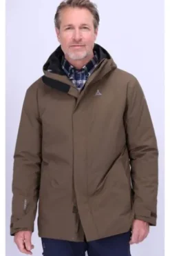 SCHOEFFEL Parka Froda coffee winddicht, wasserdicht, atmungsaktiv