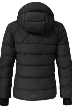 SCHOEFFEL Steppjacke Boston schwarz in angerauter Qualität