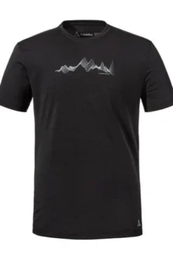 SCHOEFFEL T-Shirt CIRC Sulten schwarz