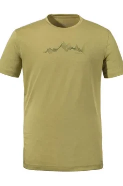 SCHOEFFEL T-Shirt CIRC Sulten khaki