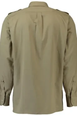 SKOGEN Jagd-Hemd beige Regular Fit Langarm