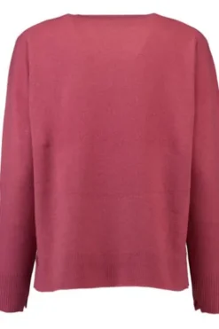 S.MARLON Cashmere Rundhals-Pullover himbeere