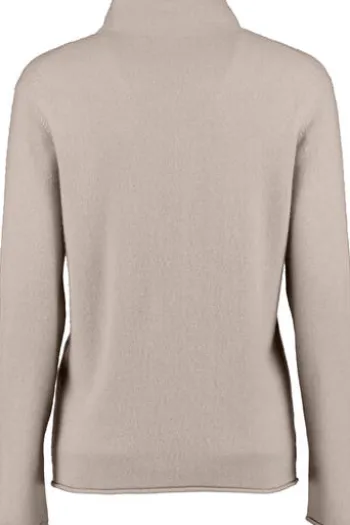 S.MARLON Stehkragen- Pullover marzipan aus hochwertigem Cashmere