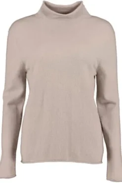 S.MARLON Stehkragen- Pullover marzipan aus hochwertigem Cashmere