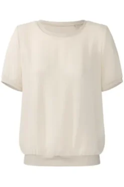 SOMMERMANN Blusenshirt natur Kurzarm