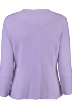 SOMMERMANN Jersey-Jacke lavendel 3/4-Arm in modischer Struktur-Qualität