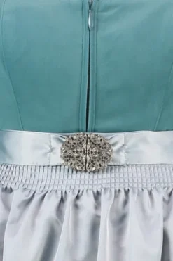 SPIETH & WENSKY Dirndl türkis Fee (70 cm)