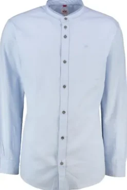 SPIETH & WENSKY Hemd Falkensee hellblau einfarbig Slim Fit