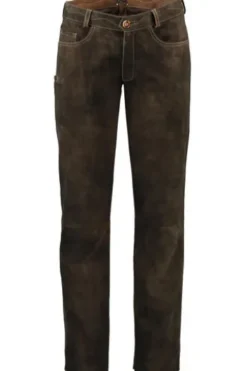 SPIETH & WENSKY Leder-Hose Olbrich braun Ziegenleder