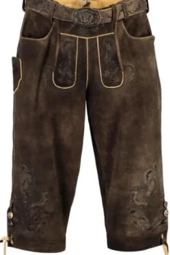 SPIETH & WENSKY Leder-Kniebundhose Hundorf buche