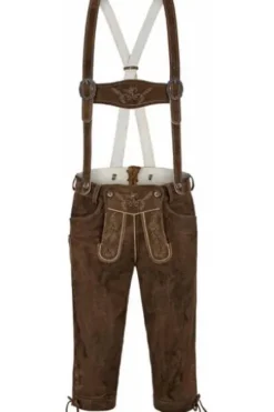 SPIETH & WENSKY Leder Kniebundhose Valentin braun
