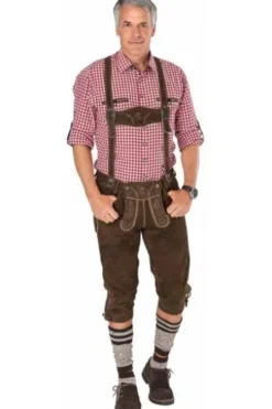 SPIETH & WENSKY Leder Kniebundhose Valentin braun