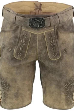 SPIETH & WENSKY Leder Shorts Erno lombok Ziegenleder