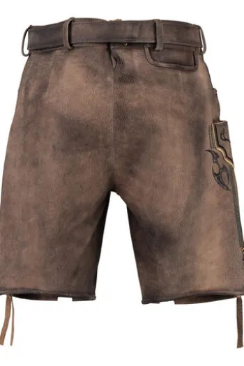 SPIETH & WENSKY Leder-Shorts Kastor