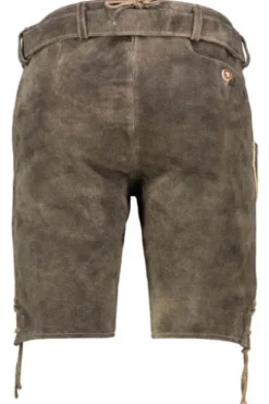 SPIETH & WENSKY Leder Shorts Veit espresso Ziegenleder
