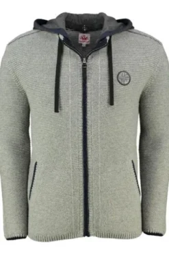 SPIETH & WENSKY Strickjacke Echo hellgrau