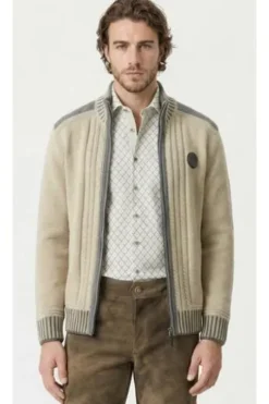 SPIETH & WENSKY Strickjacke Erato natur