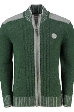 SPIETH & WENSKY Strickjacke Erato grün
