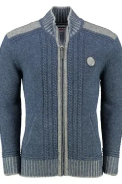 SPIETH & WENSKY Strickjacke Erato jeansblau