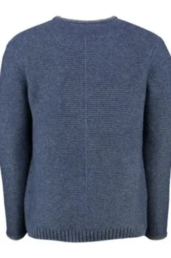 SPIETH & WENSKY Strickjacke Heidenheim jeansblau einfarbig