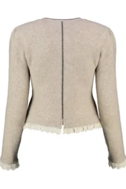 SPIETH & WENSKY Strickjacke Karline natur