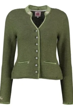 SPIETH & WENSKY Strickjacke Malta grün