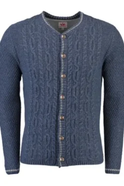 SPIETH & WENSKY Strickjacke Nordrup jeansblau
