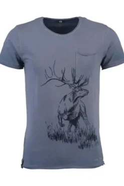 SPIETH & WENSKY T-Shirt Hammet blau