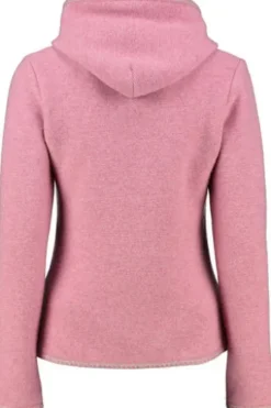 STAPF Strickjacke Malwine altrosa hochwertiger Linksstrick Made in Österreich