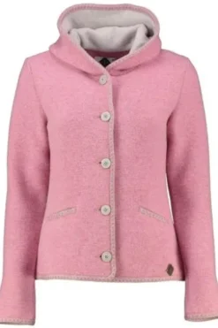 STAPF Strickjacke Malwine altrosa hochwertiger Linksstrick Made in Österreich