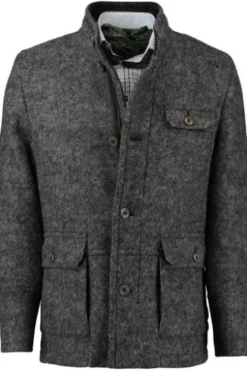 STEINBOCK Wolljacke grau