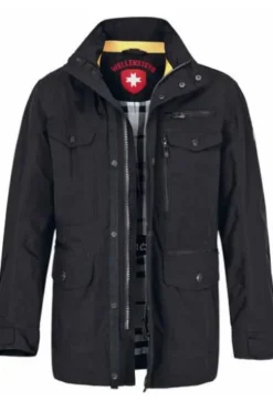 WELLENSTEYN Cheester Winter Jacke schwarz